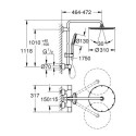 System Prysznicowy Z Termostatem Rainshower SmartActive 27968001 Grohe