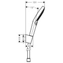 Zestaw Prysznicowy Raindance Select E 120 1.25m 26700000 Hansgrohe