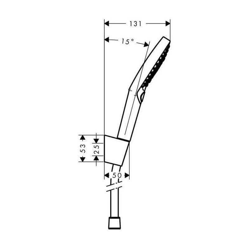 Zestaw Prysznicowy Raindance Select E 120 1.25m 26700000 Hansgrohe