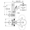 System Prysznicowy Z Termostatem Euphoria System 27615KF2 Grohe