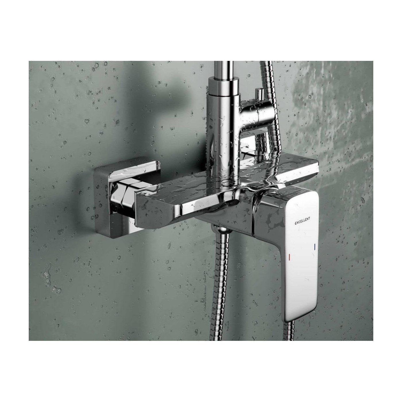 Zestaw Prysznicowy Rain Keria AREX.2081CR Excellent