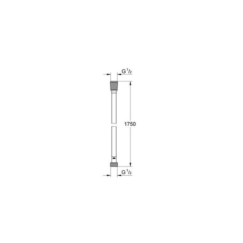 Wąż Prysznicowy Silverflex Matowy Warm Sunset 28388DA1 Grohe