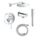 Zestaw Prysznicowy Essence Chrom 24167001+26558000+26658000+27400000+28364001 Grohe