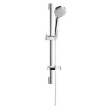 Zestaw Prysznicowy Z Drążkiem 65 cm I Mydelniczką Croma 100 Vario EcoSmart Chrom 27776000 Hansgrohe