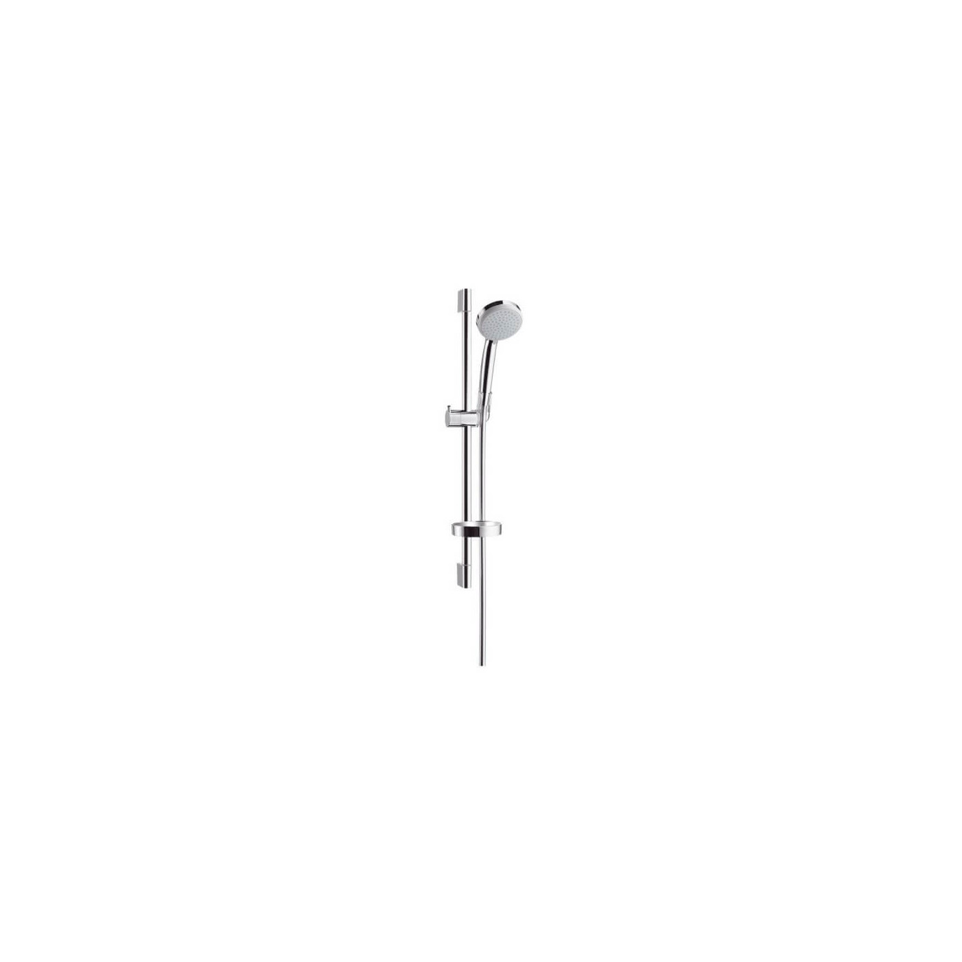 Zestaw Prysznicowy Z Drążkiem 65 cm I Mydelniczką Croma 100 Vario EcoSmart Chrom 27776000 Hansgrohe