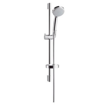Zestaw Prysznicowy Z Drążkiem 65 cm I Mydelniczką Croma 100 Vario EcoSmart Chrom 27776000 Hansgrohe