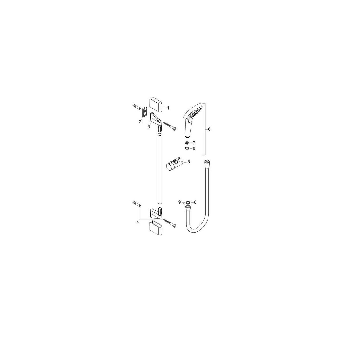 Zestaw Prysznicowy Vario EcoSmart 26563400 Hansgrohe