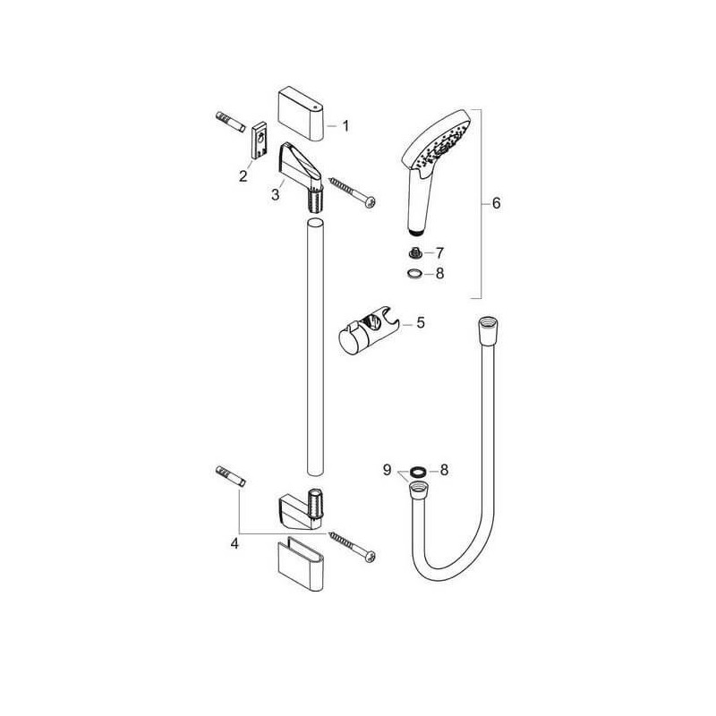 Zestaw Prysznicowy Vario EcoSmart 26563400 Hansgrohe