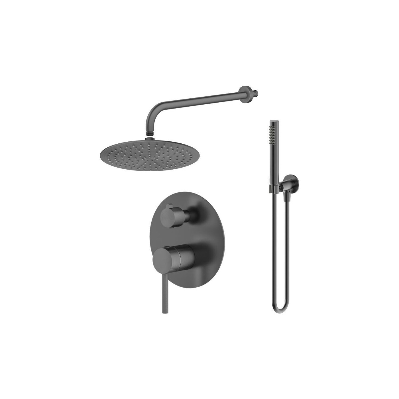 Zestaw Prysznicowy Podtynkowy Fly Gun Metal ZESTAW-FLY-15-BN Emporia