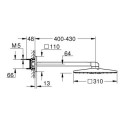 Deszczownica Z Ramieniem 430 mm 2 Strumienie Rainshower SmartActive 310 Cube 26479000 Grohe