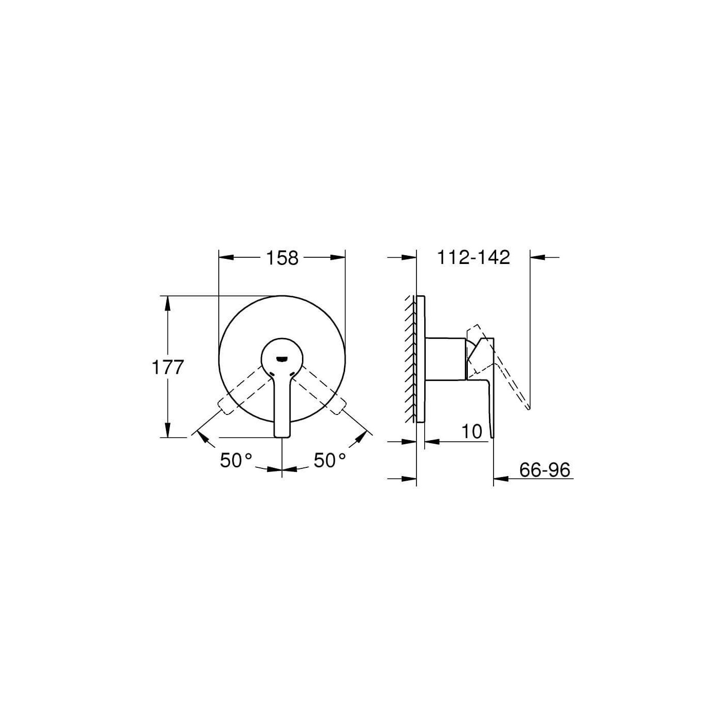 Bateria Podtynkowa Lineare 24063001 Grohe