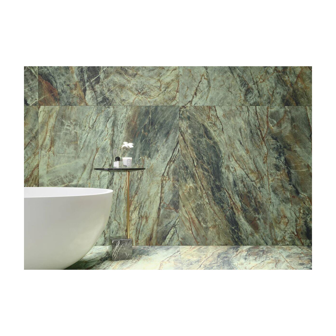 Płytka Gresowa Brazilian Quartzite Green Mat 119,7x119,7 Cerrad x La Mania Home