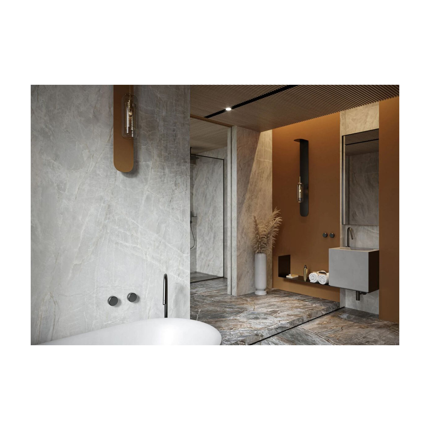 Płytka Gresowa Brazilian Quartzite Natural Poler 59,7x119,7 Cerrad x La Mania Home