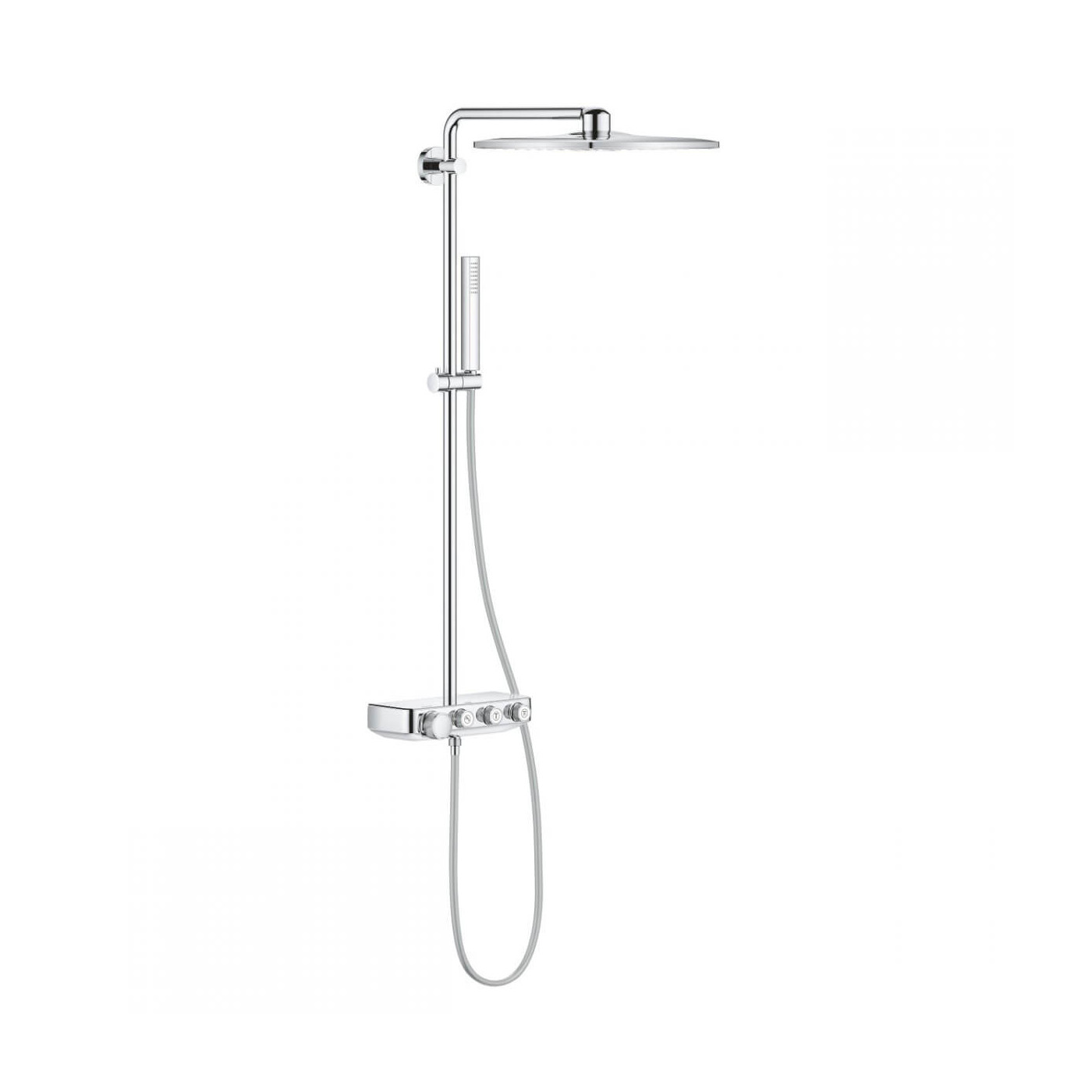 System Prysznicowy Z Termostatem Do Montażu Ściennego Euphoria Smartcontrol System 310 Cube Duo 26508000 Grohe