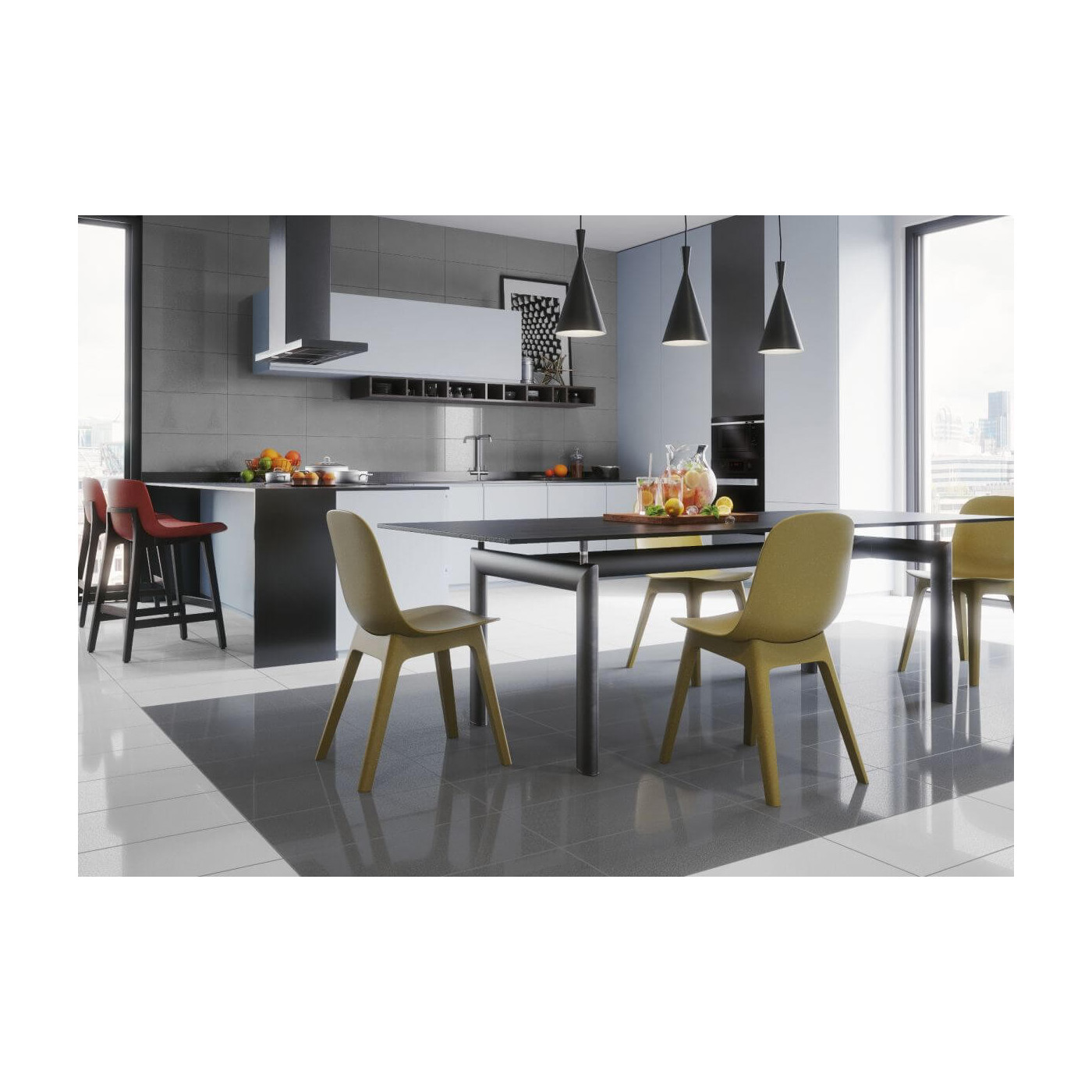 Cambia White Lappato 59,7x59,7 Cerrad