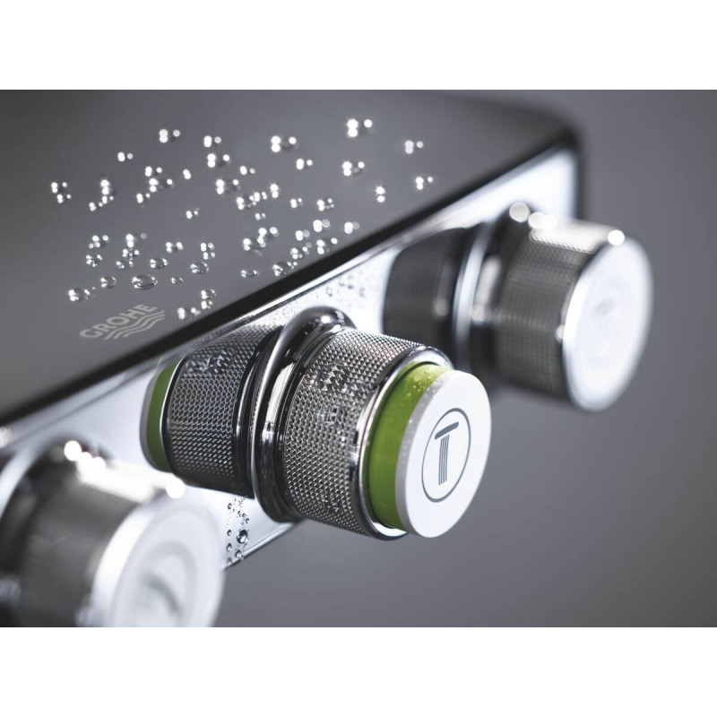 System Prysznicowy Z Termostatem Do Montażu Ściennego Euphoria Smartcontrol System 310 Cube Duo 26508000 Grohe