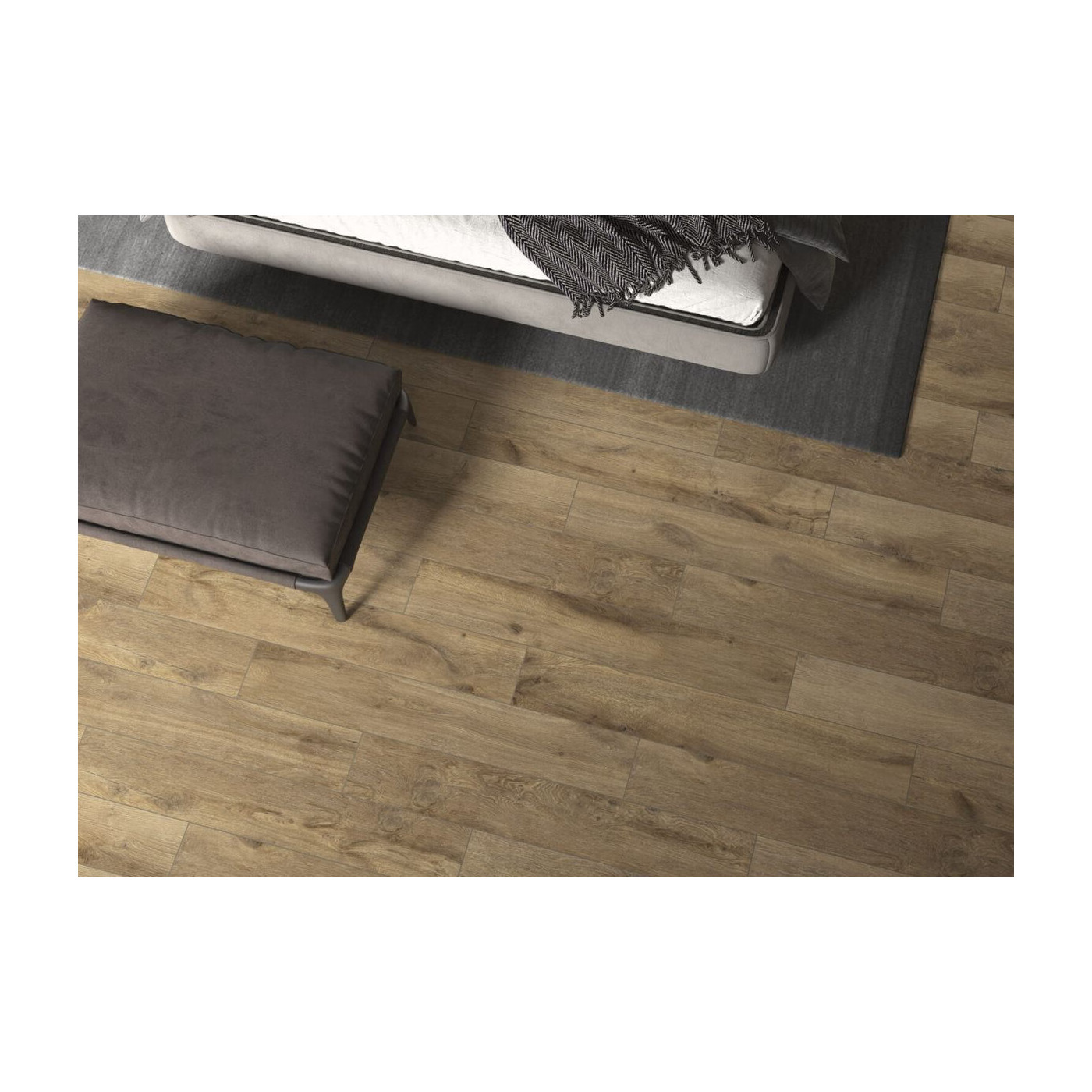 Płytka Podłogowa Guardian Wood Brown Rekt. 120,2x19,3 Cerrad