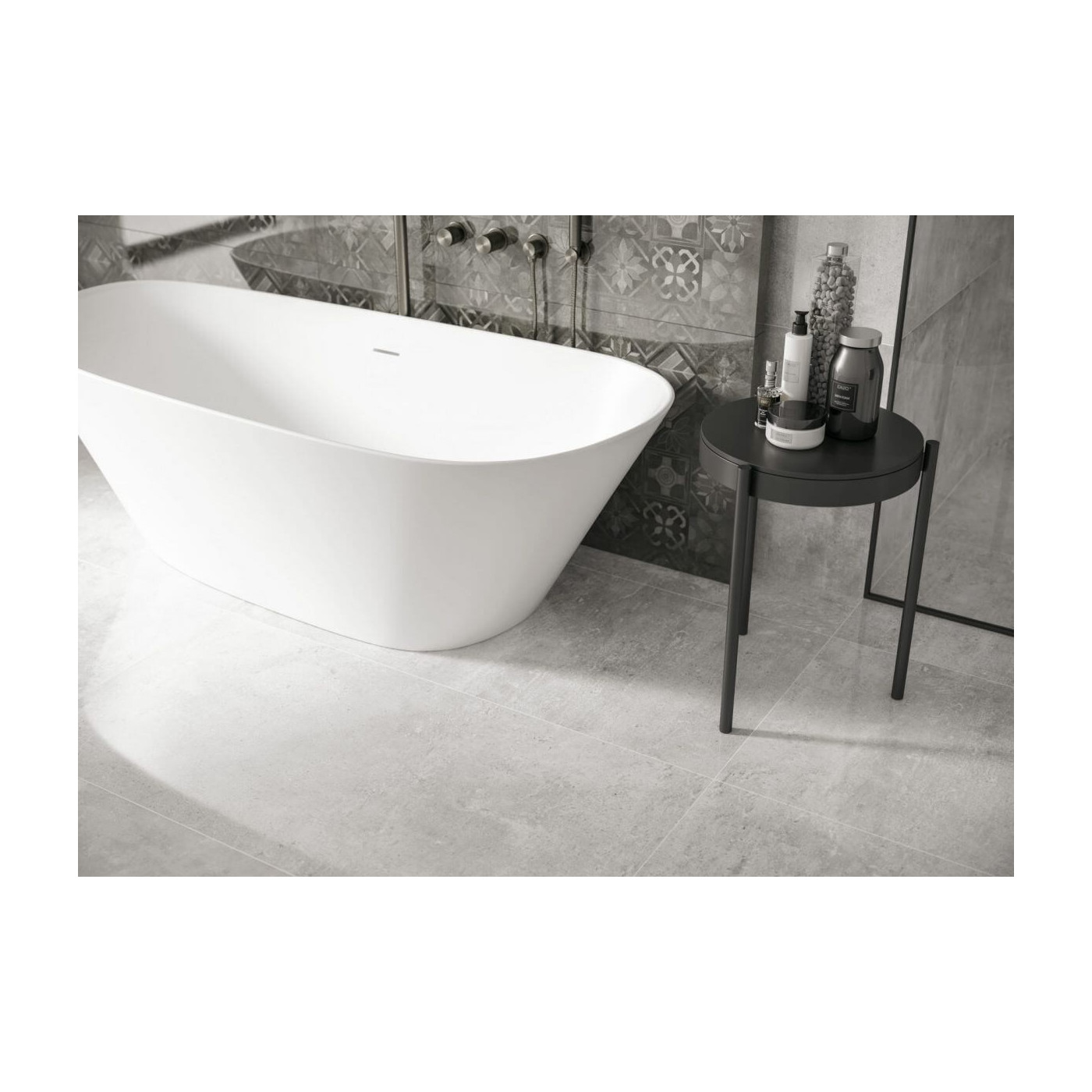 Gres Softcement White Poler 59,7x59,7 Cerrad