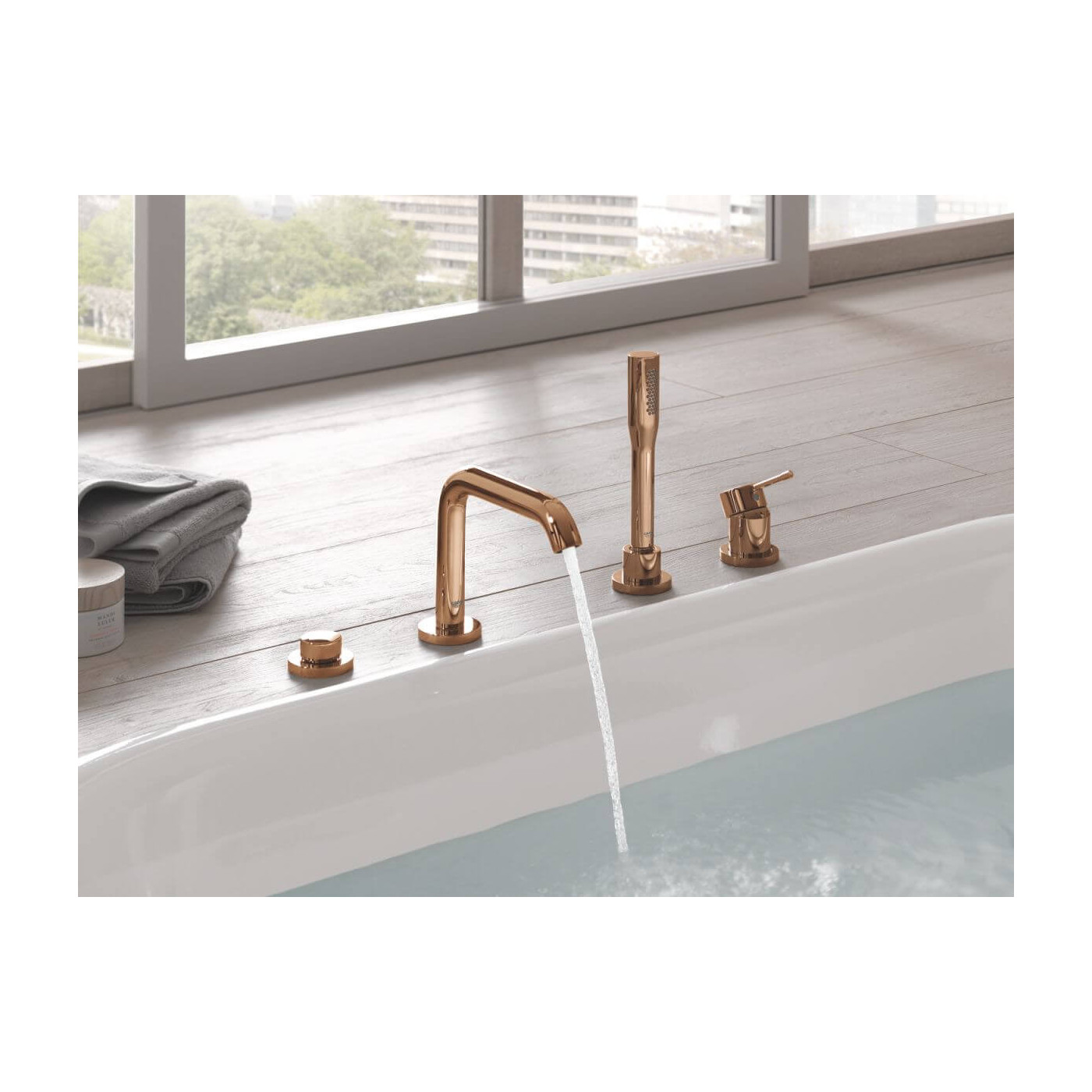 Bateria Wannowa Essence 4-Otworowa Warm Sunset 19578DA1 Grohe