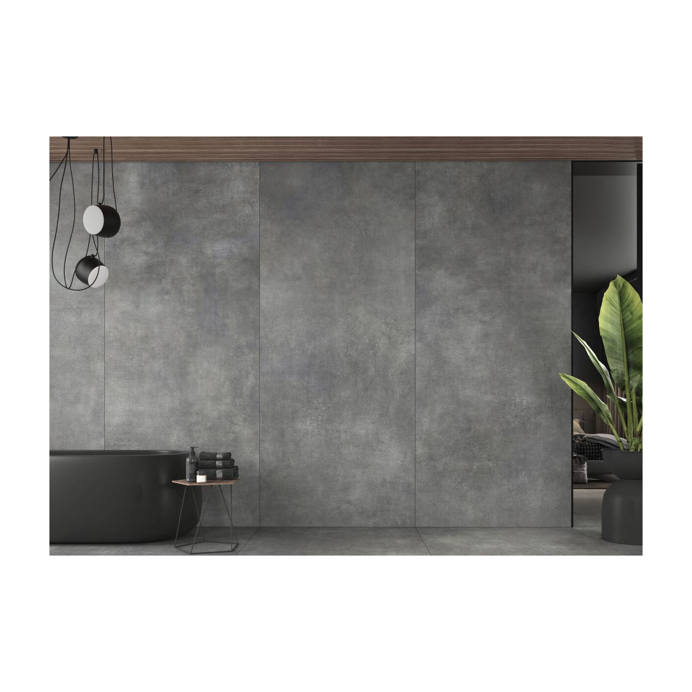 Płytka Concrete Anthracite Mat 79,7x79,7 Cerrad