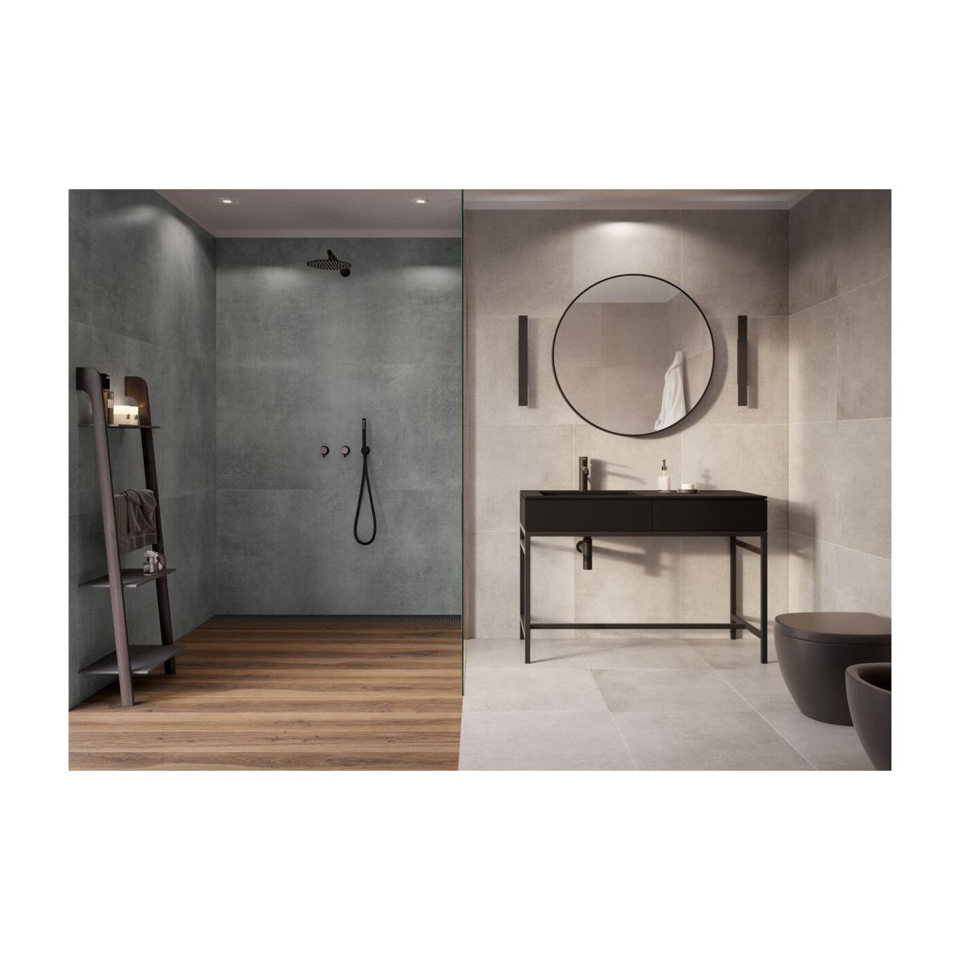 Płytka Concrete Graphite Mat 59,7x59,7 Cerrad