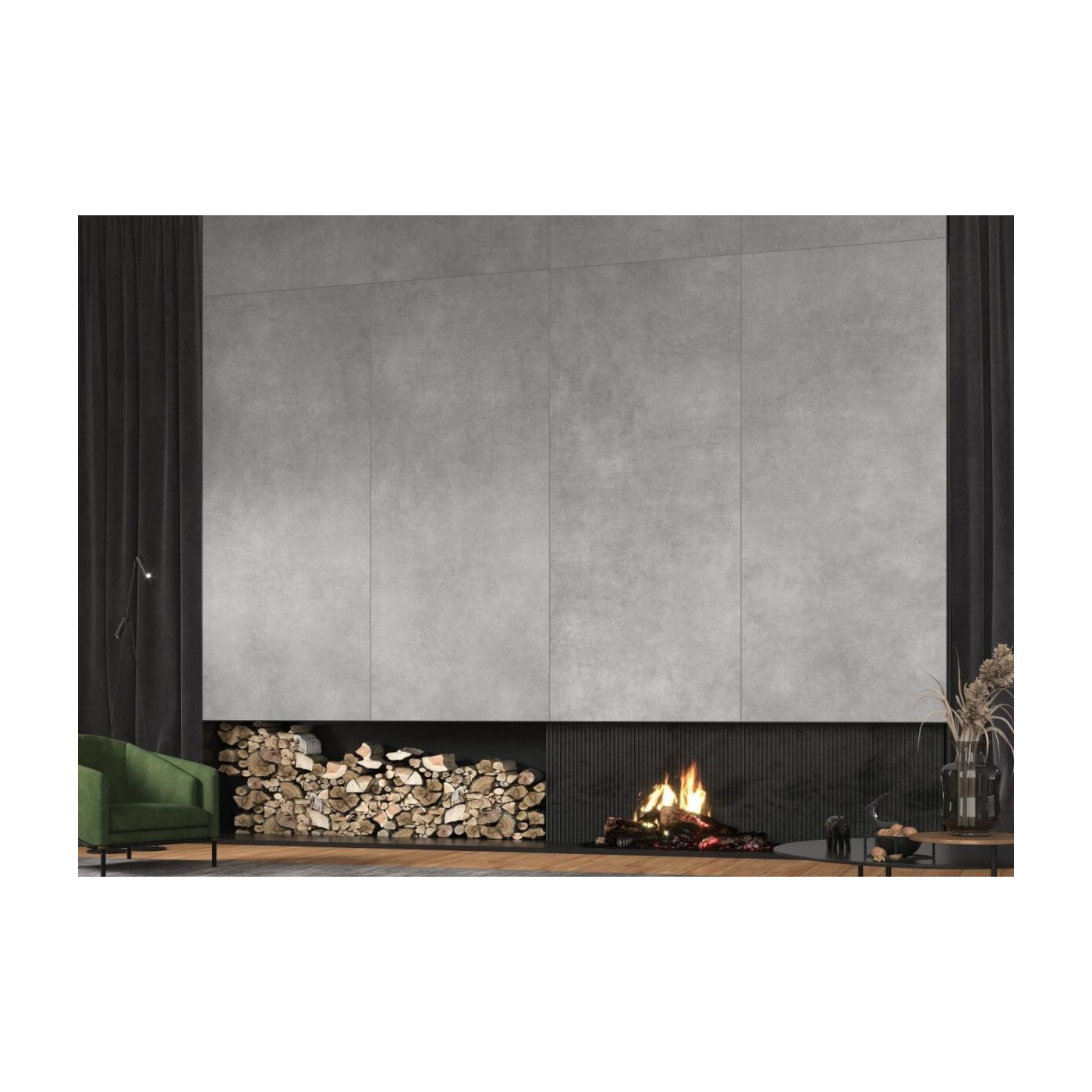Płytka Concrete Graphite Mat 59,7x59,7 Cerrad