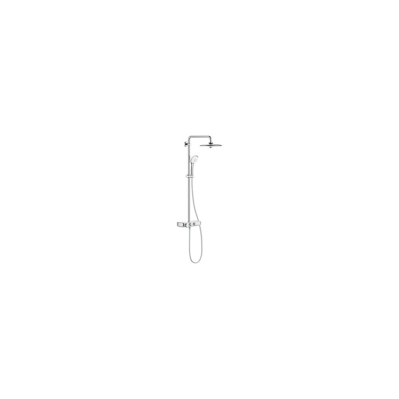 System Prysznicowy Z Termostatem Do Montażu Ściennego Euphoria SmartControl System 260 Mono 26509000 Grohe