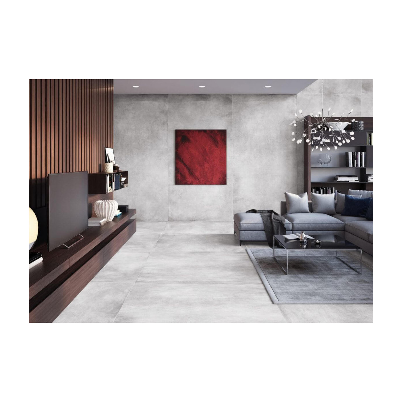 Płytka Concrete Gris Mat 119,7x119,7 Cerrad