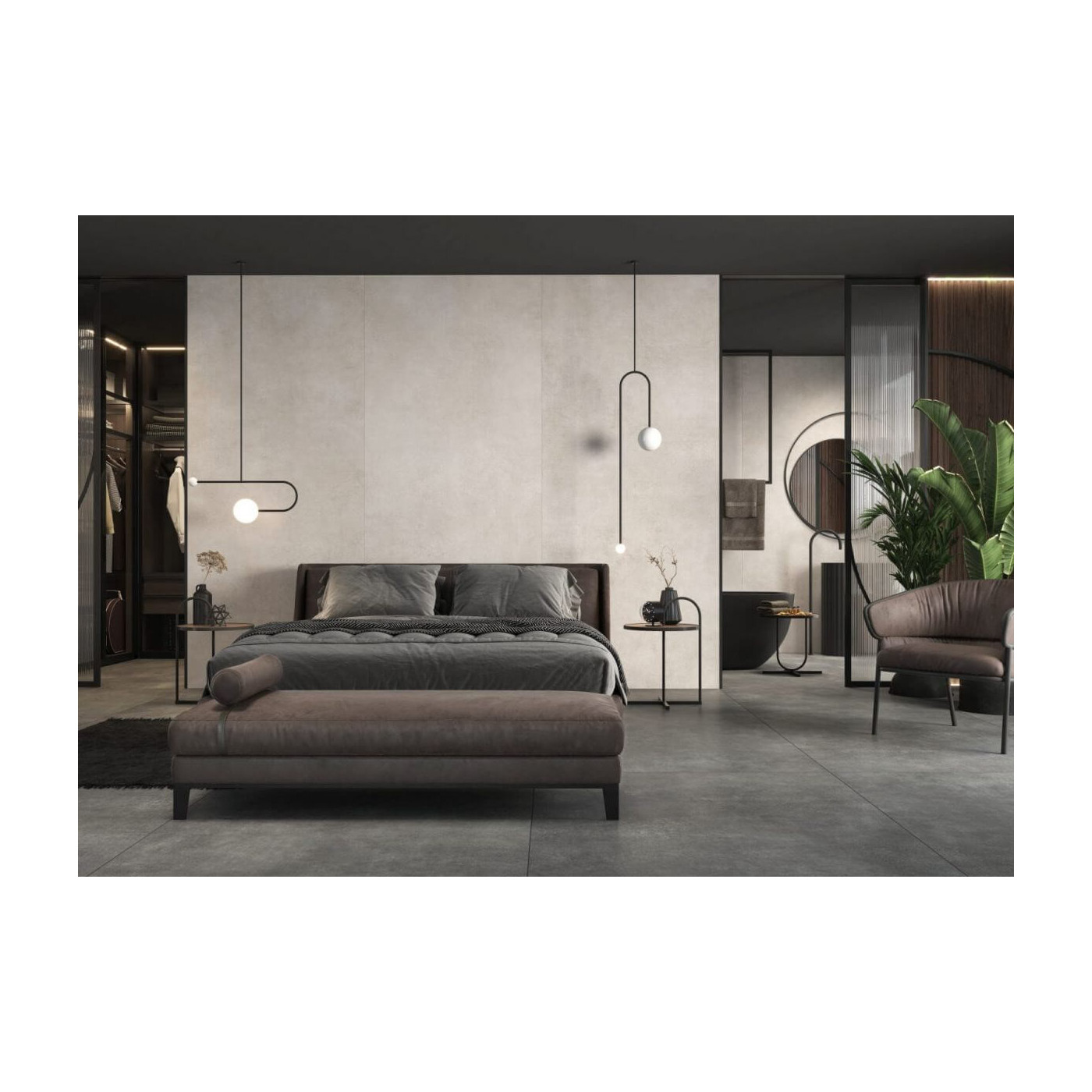 Płytka Concrete Gris Mat 119,7x119,7 Cerrad