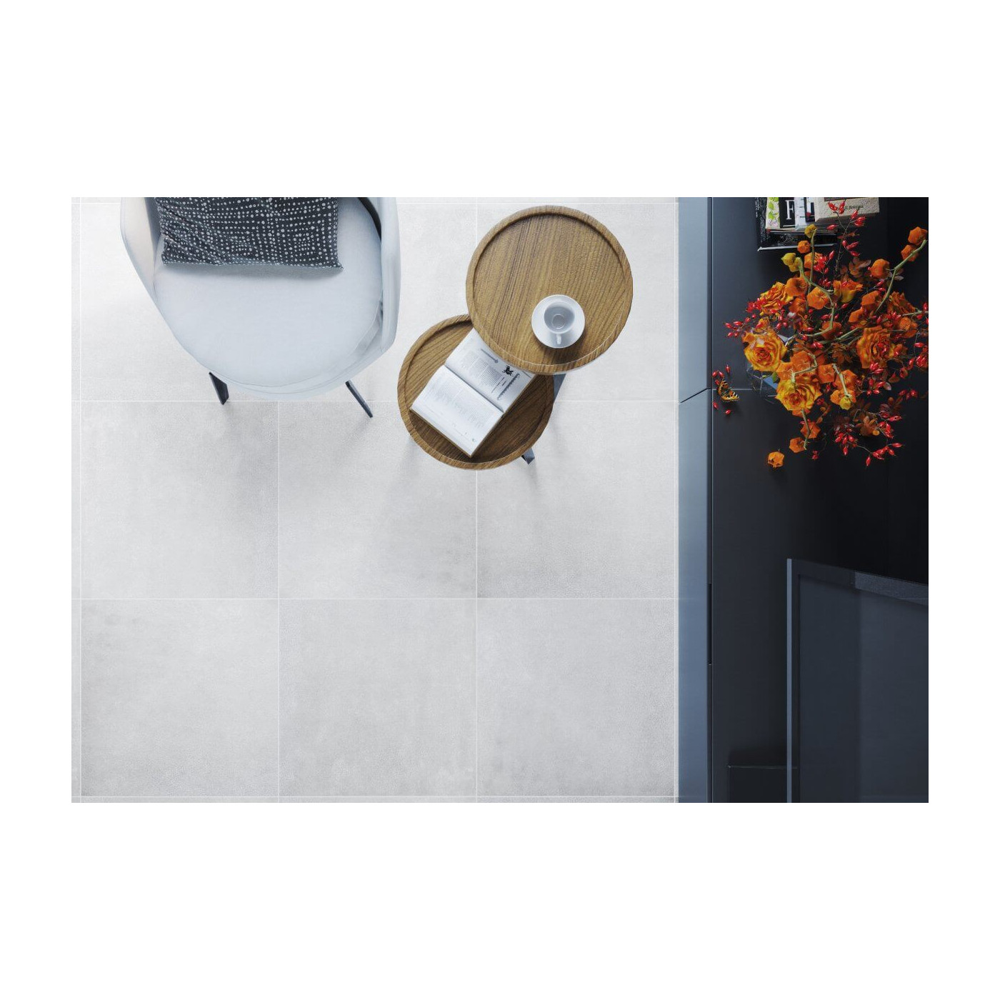 Płytka Tassero Bianco Lappato 59,7x59,7 Cerrad