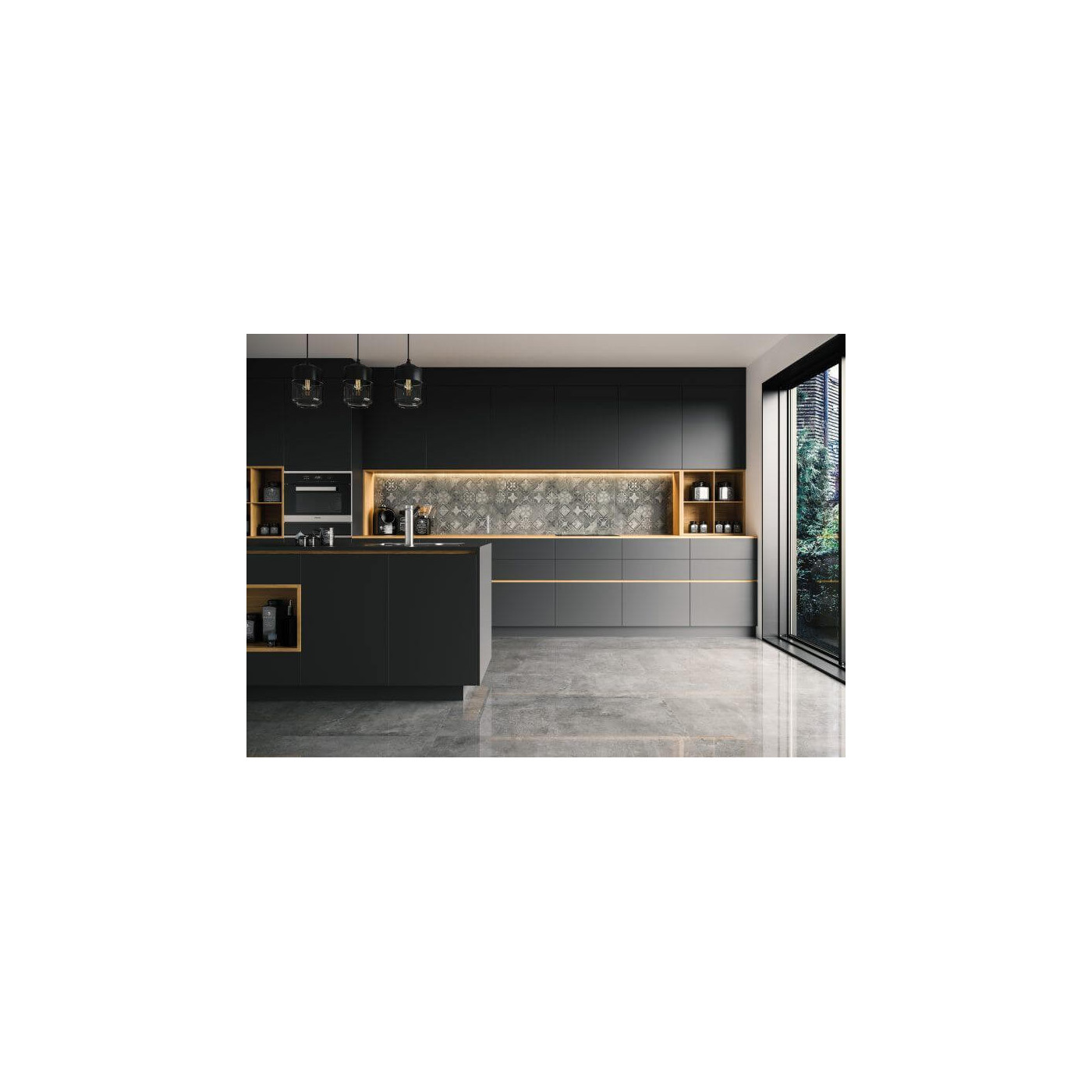 Gres Softcement Graphite Poler 119,8x59,7 Cerrad