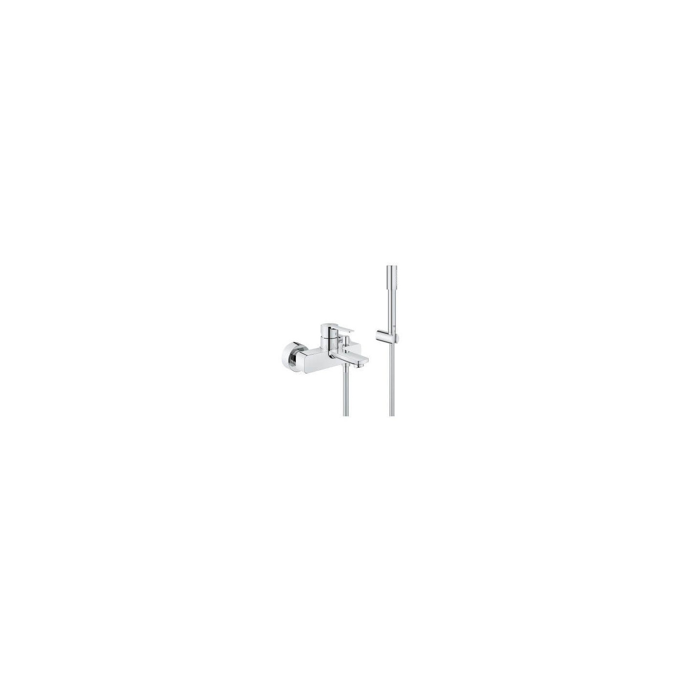 Jednouchwytowa Bateria Wannowa Z Zestawem Prysznicowym Lineare 33850001 Grohe