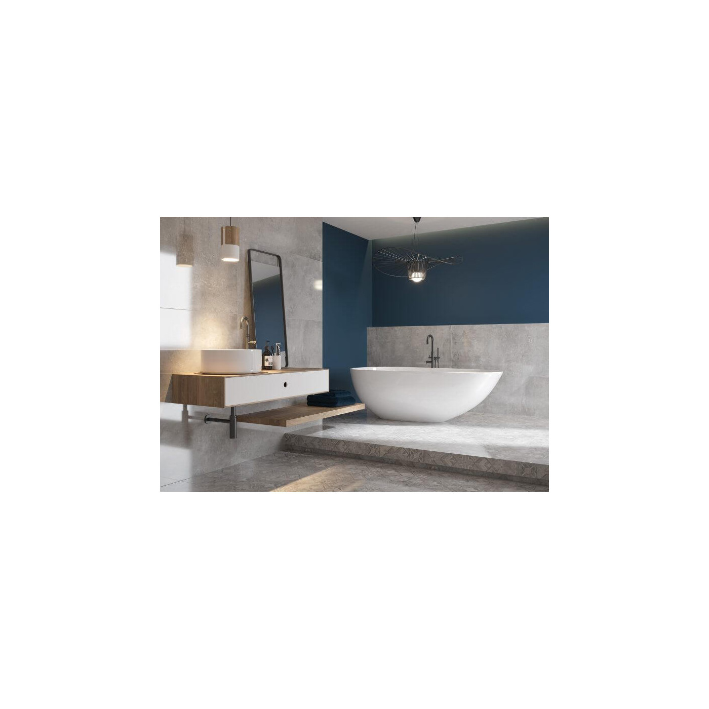 Płytka Softcement Silver Mat 59,7X59,7 Cerrad