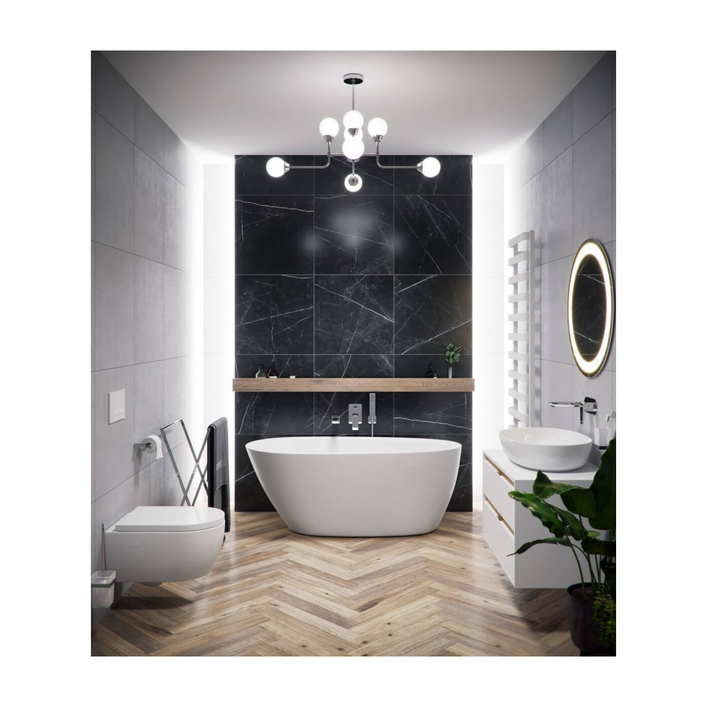 Zestaw Wannowy Keria AREX.SET.2025CR Excellent
