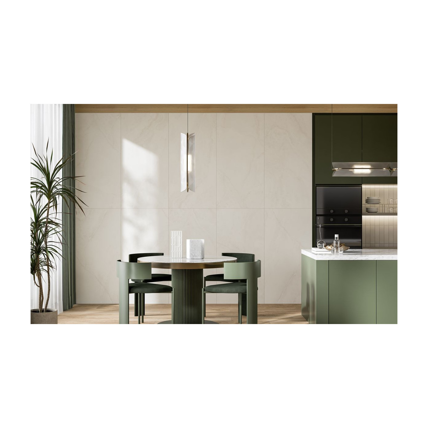 Płytka Podłogowa Essence Ivory Poler 119,7x59,7 Cerrad x La Mania Home