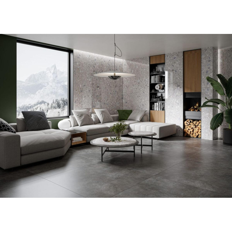 Płytka Lamania Modern Concrete Graphite Mat 79,7x159,7 Cerrad x La Mania Home