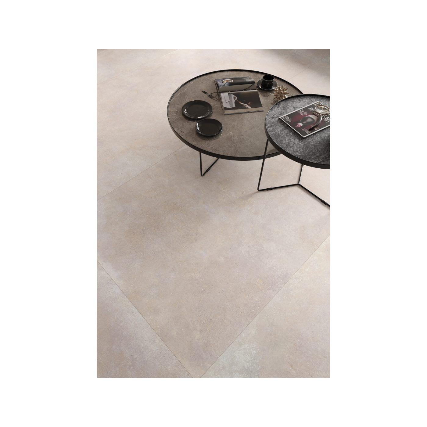 Płytka Lamania Modern Concrete Ivory Mat 79,7x159,7 Cerrad x La Mania Home