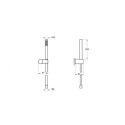 Zestaw Prysznicowy Origin Czarny Mat A4554336 Vitra