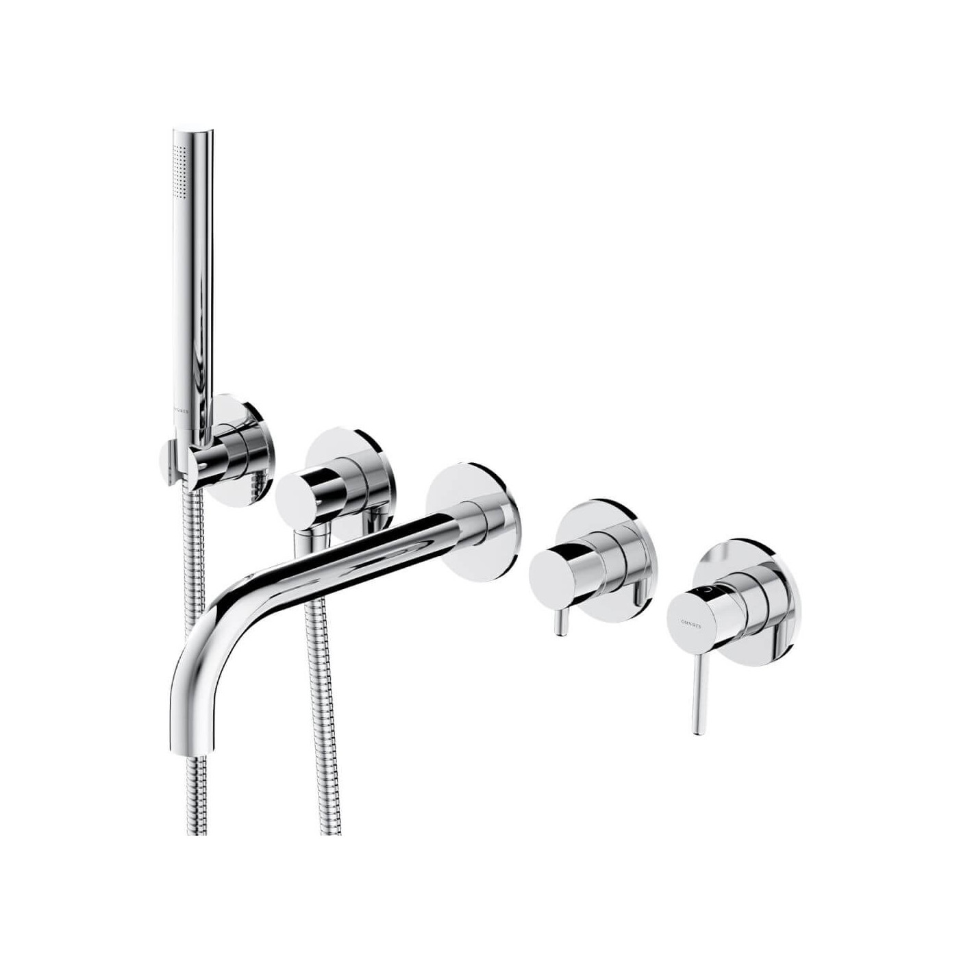 Bateria Wannowa Podtynkowa Y Chrom Y1237/1CR Omnires