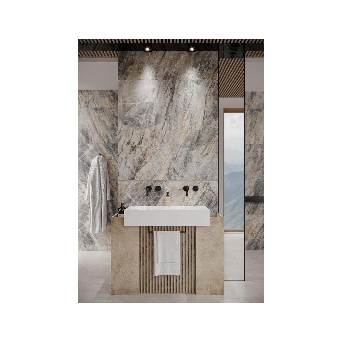 Płytka Lamania Brazilian Quarzite Amber Mat 119,7x279,7 Cerrad x La Mania Home