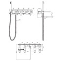 Bateria Wannowa Podtynkowa Y Chrom Y1237/1CR Omnires