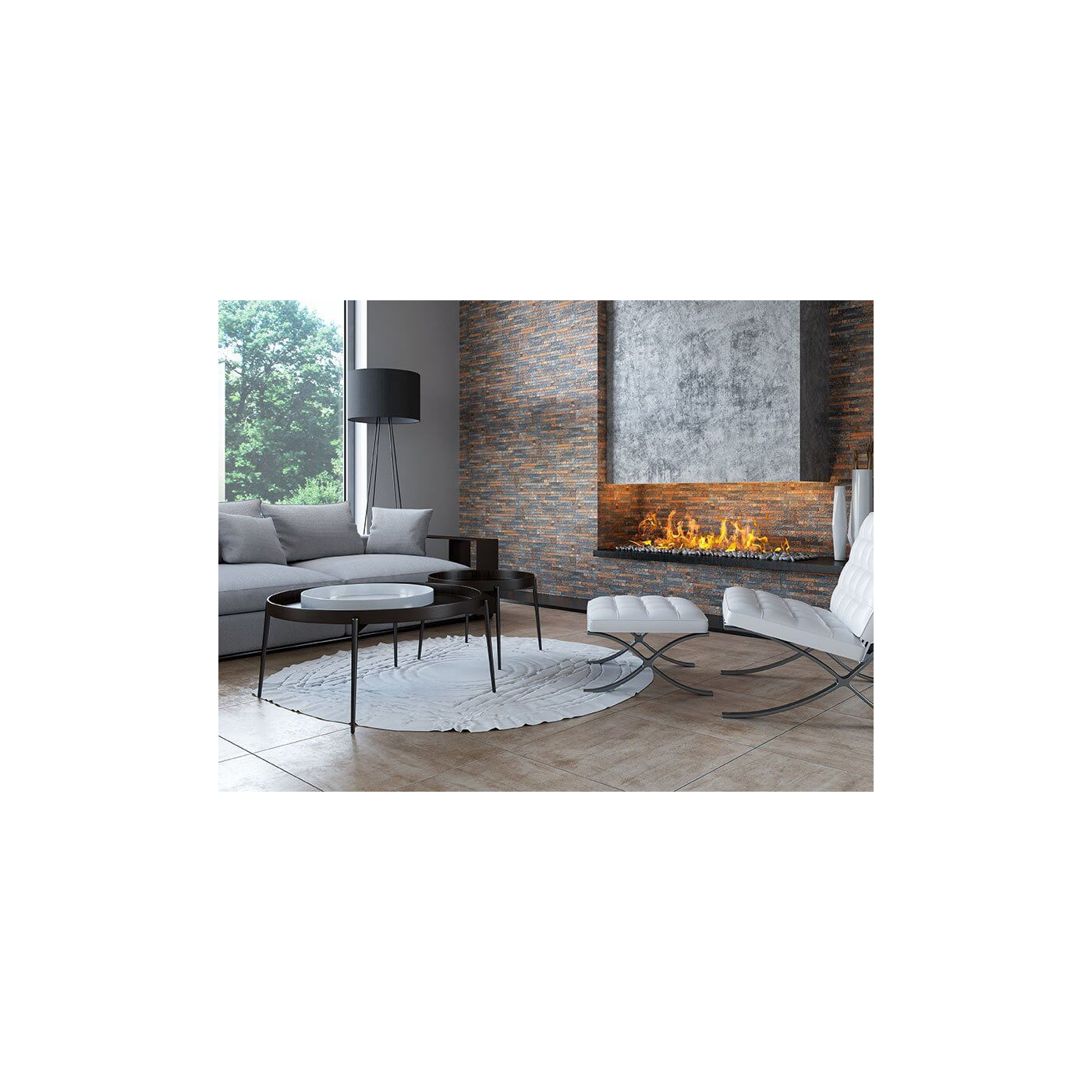 Płytka ścienna Kallio rust 15x45 Cerrad