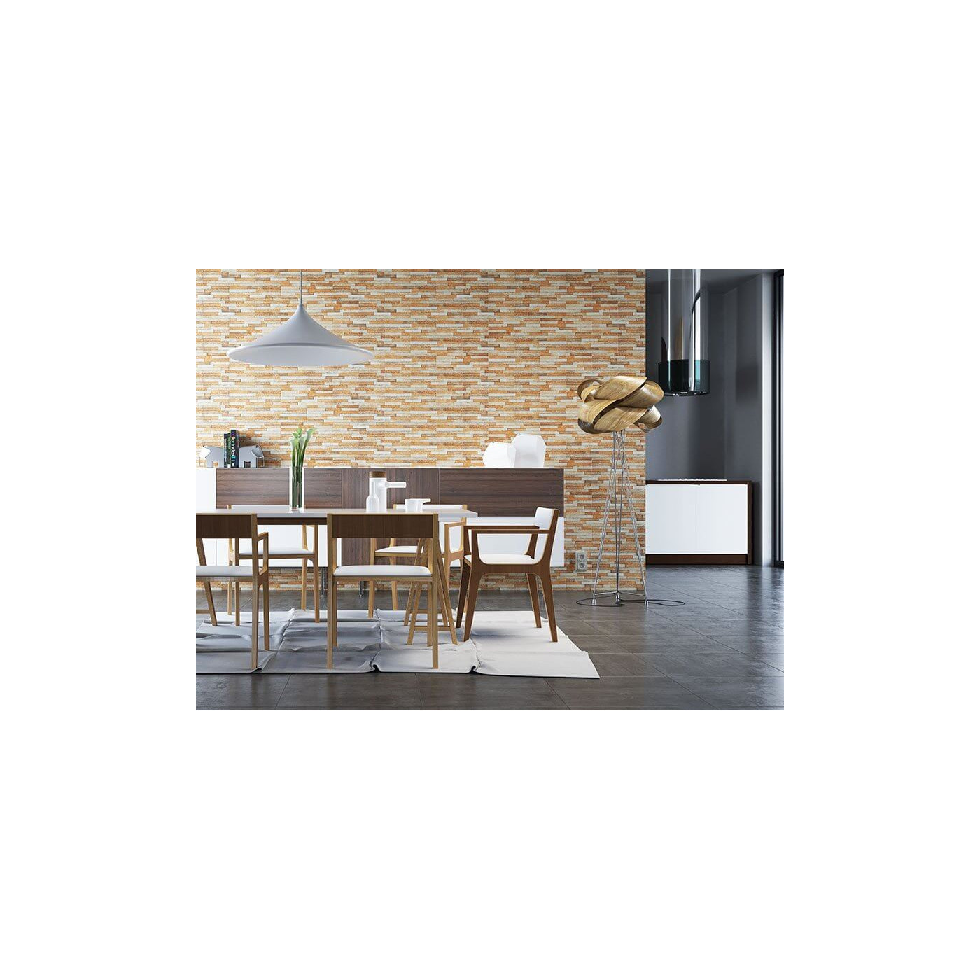 Płytka ścienna Kallio amber 15x45 Cerrad