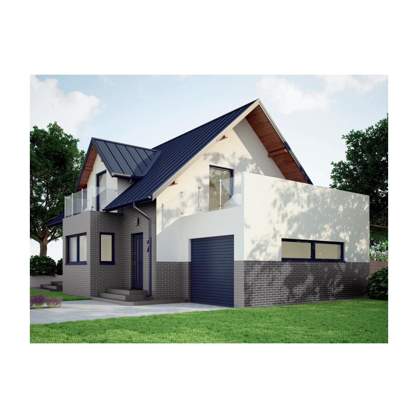 Klinkier Szara Szkliwiona 6,5x24,5 Cerrad