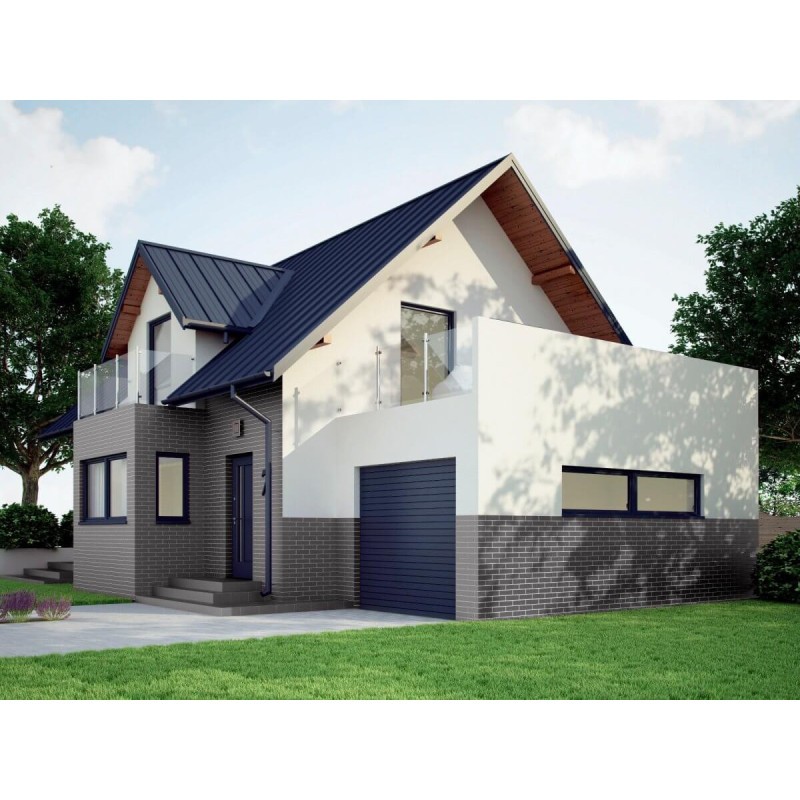 Klinkier Szara Szkliwiona 6,5x24,5 Cerrad