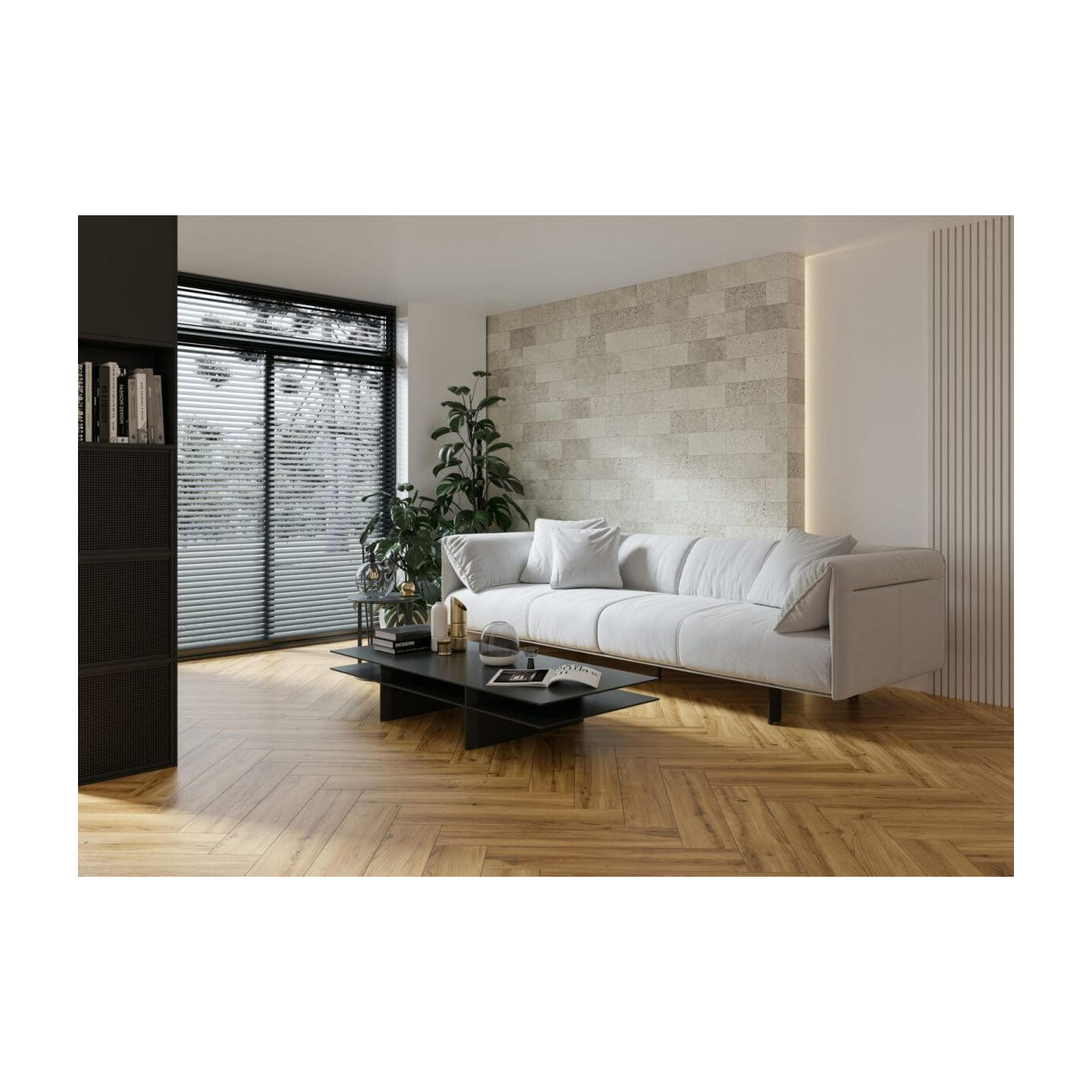 Płytka Saltstone Bianco 14,8x30 Cerrad