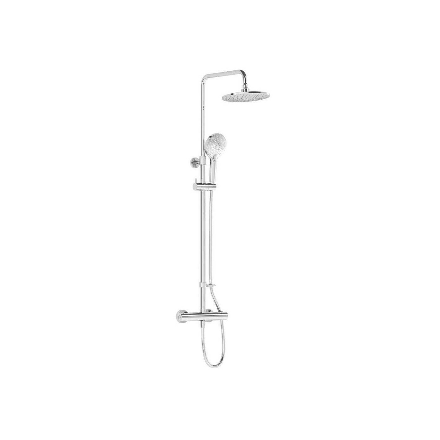 Zestaw Prysznicowy Z Termostatem AquaHeatJoy Chrom VITRA-A47200EXP Vitra