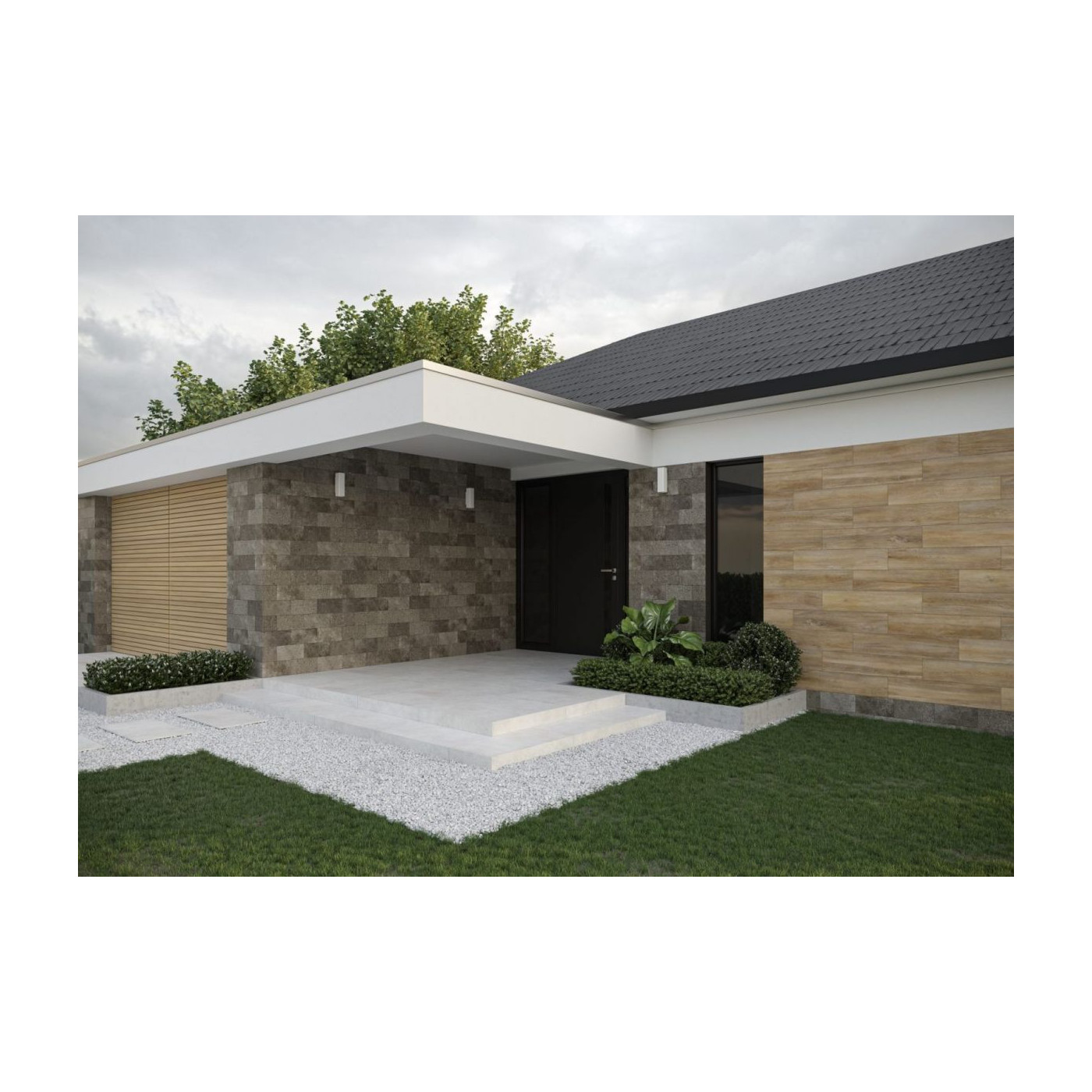 Płytka Saltstone Grafit 14,8x30 Cerrad