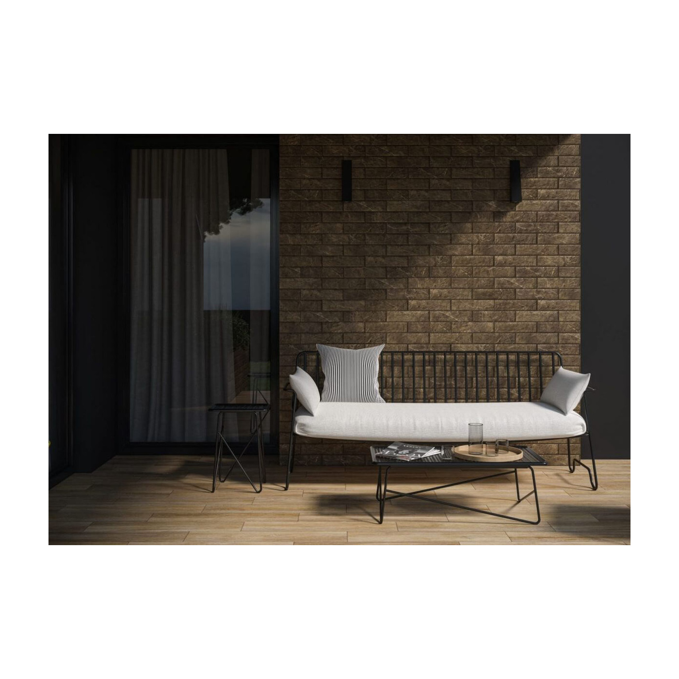 Płytka Rapid Brown 7,4x30 Cerrad