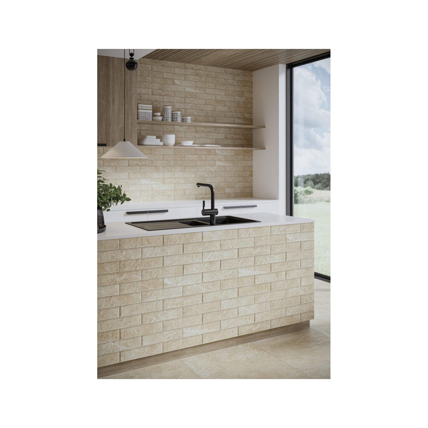 Płytka Rapid Beige 7,4x30 Cerrad